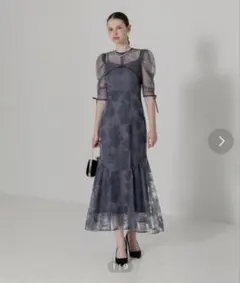 オケージョンドレス Mサイズ　ブルー