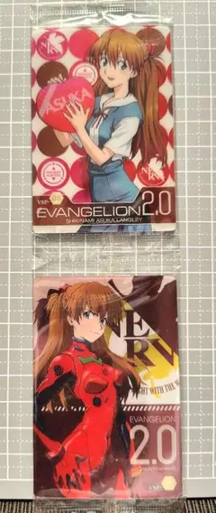 エヴァンゲリオン 限定 ウエハースカード アスカ ヤングエース 3枚セット エヴァンゲリオン ウエハースカード アスカ Y-01 ヤングエース