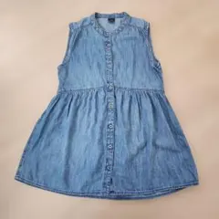 GapKids デニムノースリーブワンピース XL