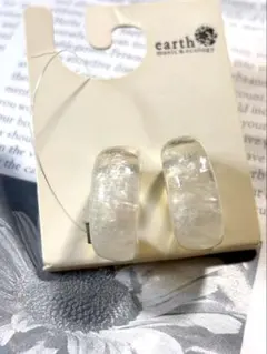 新品❤️earth music&ecology❤️クリアイヤリング❤️1600円