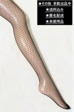 網タイツ・ストッキング 【スモールメッシュ】 ブラック　※管理NO:L1301