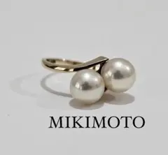 MIKIMOTO ミキモト アコヤ真珠 パール ゴールド リング k14金 YG
