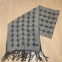 PATRICK COX マフラー グレー×ブラック