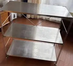 無印良品 3段オープンシェルフ メタルラック - メルカリ