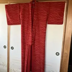 赤色ウール？着物