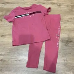 TOMMY HILFIGER ピンク Tシャツ レギンス セット