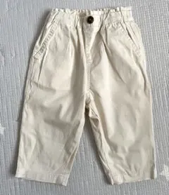 petit main キッズ　パンツ サイズ100 オフホワイト