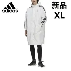 adidas レディース ロングコートインサレーテッドコート 冬ベンチコート