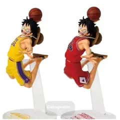 ワンピース ONEPIECE NBA ルフィ 2体セット - メルカリ