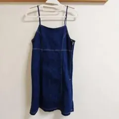 デニムキャミワンピース