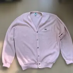 ラコステ　カーディガン　ピンク　メンズ　 XLサイズ