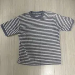 GLOBAL WORK キッズ ボーダーTシャツ ブルーのサムネイル