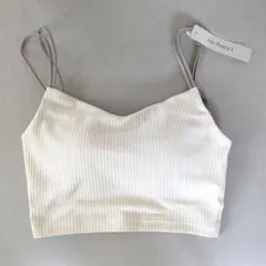 tu-hacci 3wayストラップ ブラモネ リブクロップド丈のサムネイル