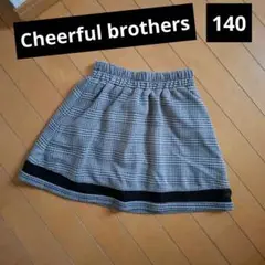 スカート　インパン　チェック　130 140 Cheerful brothers