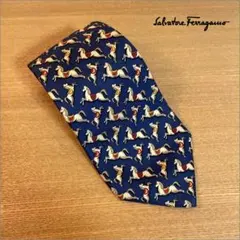 Salvatore Ferragamo✴︎ネクタイ✴︎馬柄 シルク イタリア製
