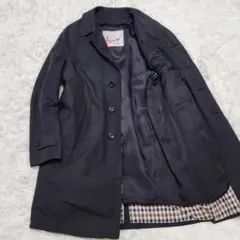 希少☆アクアスキュータム　ダウンライナー付コート　クラブチェック　WYNCOL