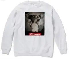 男女兼用　映画グレムリン　ギズモ　スゥエット　トレーナー/白