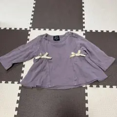 petit main 長袖カットソー 80サイズ パープル