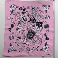 CHANEL ハンカチ ピンク コットン イタリア製のサムネイル