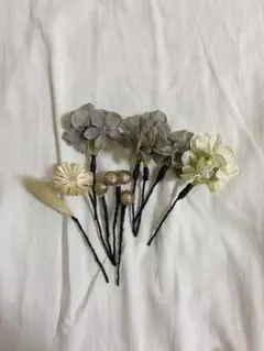 ドライフラワー 髪飾りのサムネイル