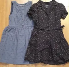 130-140 ネイビーおでかけワンピースセット ラルフ トミー