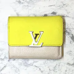 ルイ・ヴィトン LV 三つ折り財布 ポルトフォイユカプシーヌXS M80325