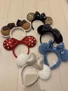 ミッキー耳カチューシャセット