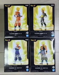 ドラゴンボール超 CLEARISE 4体 悟空 ベジータ ベジット ゴジータ