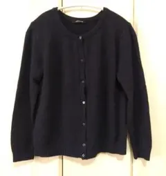 【Lugnoncure】★ルノンキュール★クルーネックカーディガン★濃紺（M）