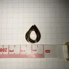 ete ループイヤリング しずく イエローゴールド 片方のみ