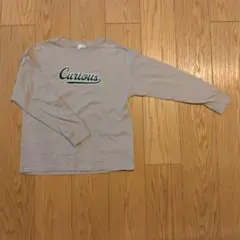 b.ROOM Curious ロゴ 長袖Tシャツ 140