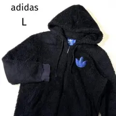 adidasoriginals アディダスオリジナルス　ボアジップパーカー 黒L