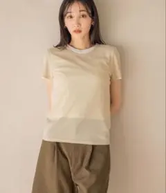新品ローリーズファームシアーレイヤードＴ 322957半袖Tシャツ