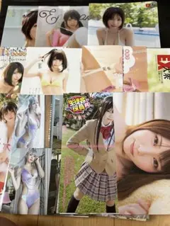 えなこクリアファイルミニ写真集切り抜きポスターカード