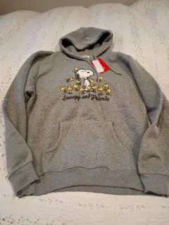 PEANUTS スヌーピー パーカー M グレー