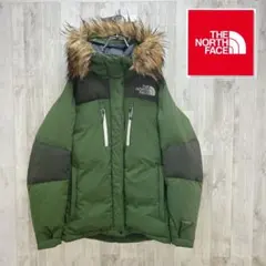 【訳あり美品海外限定】ノースフェイスプリズムダウングリーンレディース 90/L