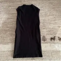 OZOC ノースリーブニットワンピース