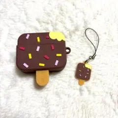 AirPods Pro ケース アイスクリーム キーホルダー イヤホンケース