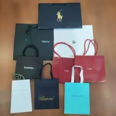 Cartier CHANEL MONCLER ハイブランド ショッパー 9枚のサムネイル