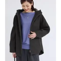 ROPE' PICNIC　ジップアップフーデイ　リンクコーデ　ブラック　38