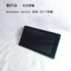 ✨動作品✨　未対策機　Nintendo Switch 本体 2017年製