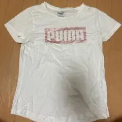 PUMA ホワイト Tシャツスポーツシャツ