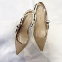 【Dior】 ベージュ ハイヒール【ディオール】美品のサムネイル