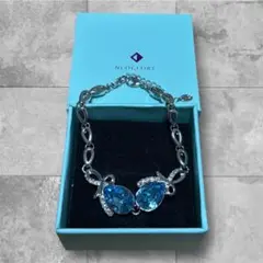 新品⭐️ネオグローリー ブルークリスタル ブレスレット NEOGLORY 箱付のサムネイル