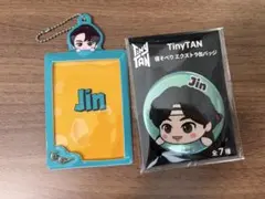 BTS TinyTAN Jin ジン 缶バッジ トレカケース セット 公式