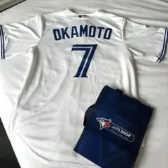 MLB 岡本和真 トロントブルージェイズ　エリートジャージ MLB 岡本和真 トロントブルージェイズ エリートジャージ - メルカリ