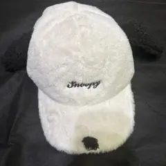 スヌーピー 犬耳付きキャップ