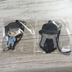 新品　ラバーストラップ　江戸川コナン　ジン　ガチャ　名探偵コナン