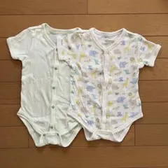 動物柄ボディスーツ2枚セット