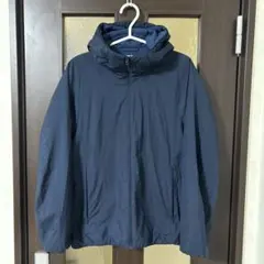 ユニクロ　ライトパデットパーカ　ネイビー